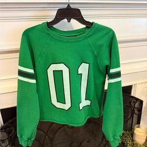 Green Crew Neck Sweater